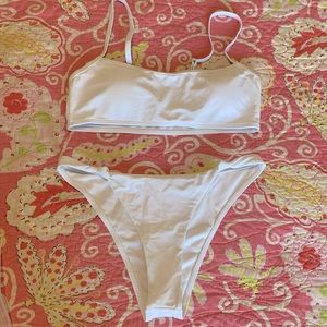 White Aurelle Bathing Suit